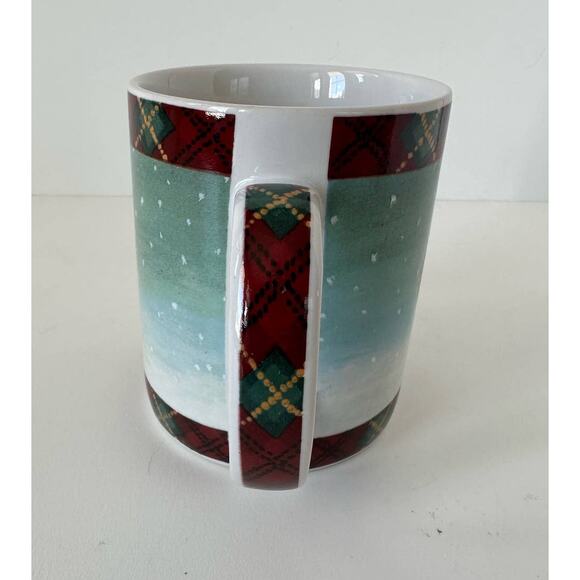 Vintage Father Christmas mug by Block, 1995, two sided - Picture 4 of 6